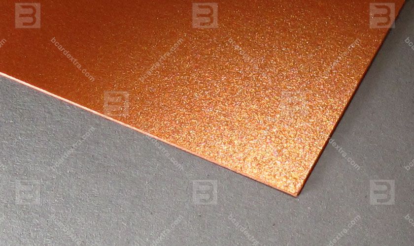 Cardboard Stardream copper business card photo