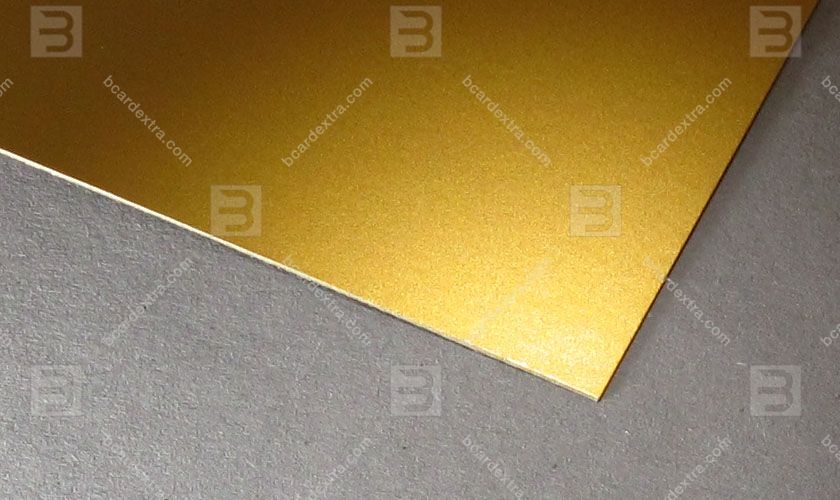 Cardboard Splendorlux metal oro business card photo