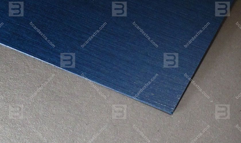 Cardboard Sirio tela blue business card photo