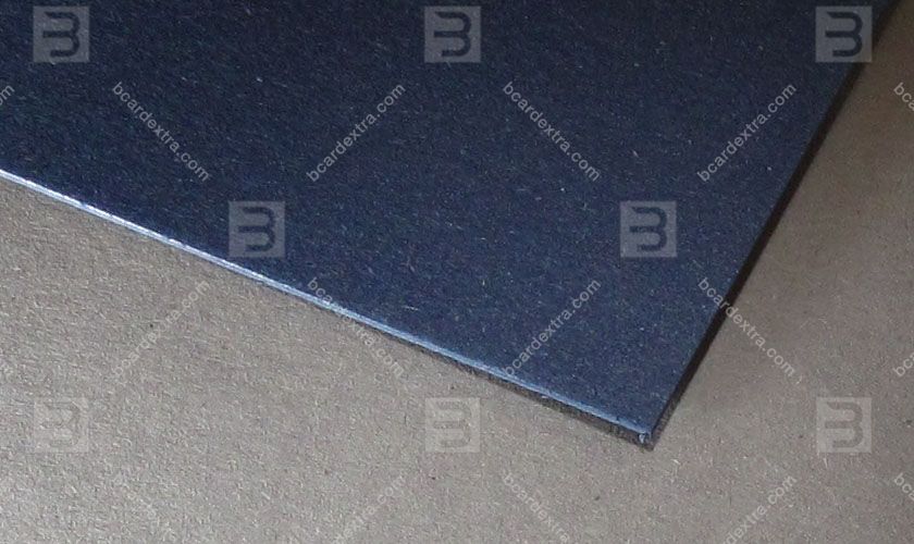 Cardboard Materica cobalt business card photo