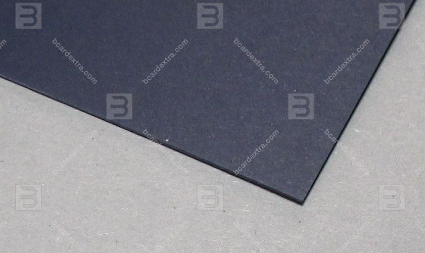 Cardboard Sirio color dark blue business card photo