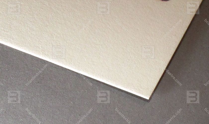 Cardboard Cotton natural beige business card photo