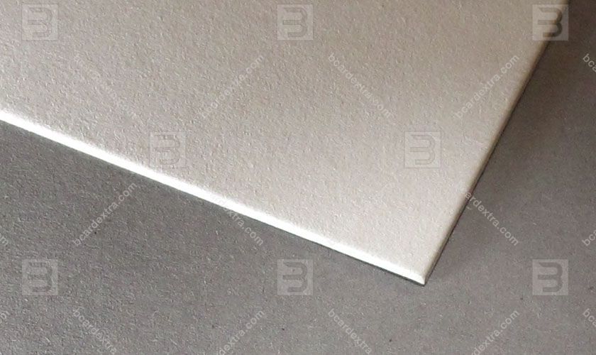 Cardboard Cotton new grey business card photo