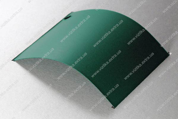 cardboard for business card Картон Plike 2s green