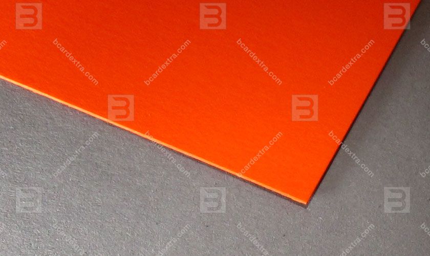 Cardboard Plike 2s orange business card photo