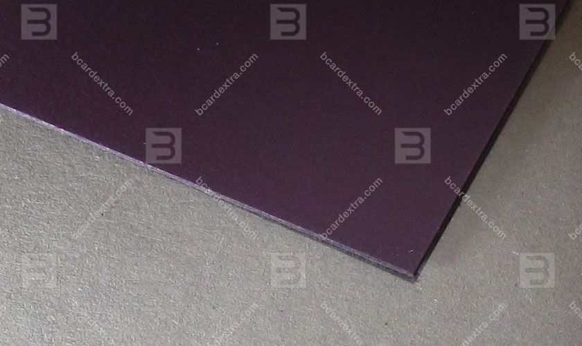 Cardboard Plike 2s purple business card photo