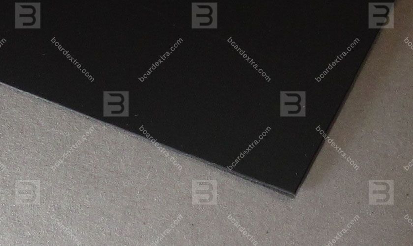 Cardboard Touche Cover black business card photo