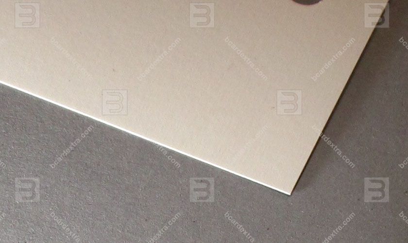 Cardboard Touche Cover light grey business card photo