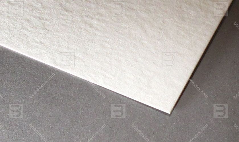 Cardboard Canaletto grossa bianco business card photo