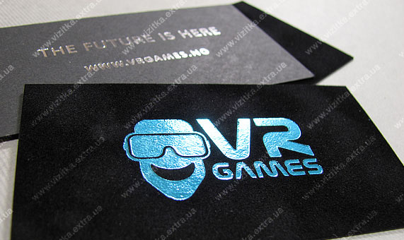 Визитка  VR Games business card photo