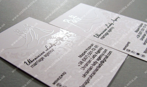 Визитка брачного агентства business card photo