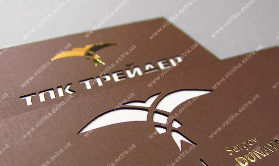Визитка фирмы «TPK TRADER» business card photo