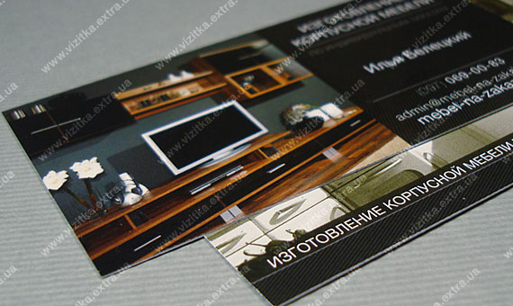 Визитка мебельной фирмы business card photo