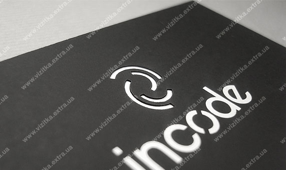 Визитка IT-фирмы «Incode» business card photo