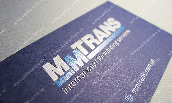 Визитка фирмы «MMTRANS» business card photo